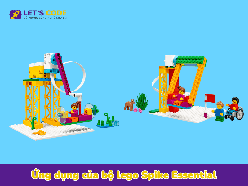 Ứng dụng của bộ lego education Spike Essential