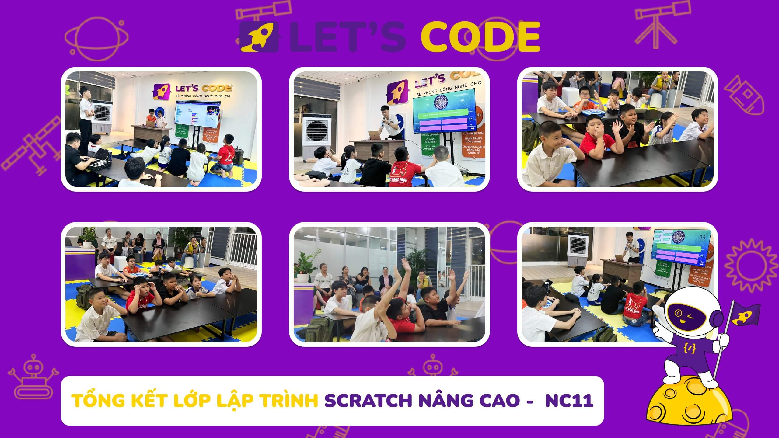 Tổng kết khóa học lập trình Scratch nâng cao – NC11