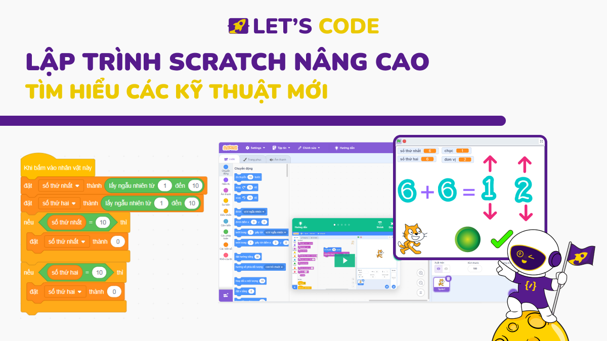 Lập trình Scratch nâng cao – Tìm hiểu các kỹ thuật mới